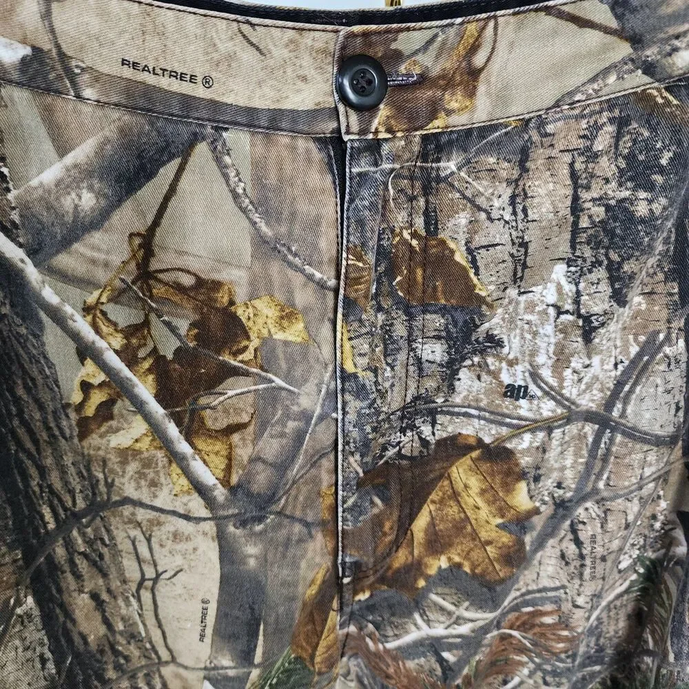 Walls Realtree AP Camo Cargo Pants Mens XL Regular Hunting Fishing 100% Cotton